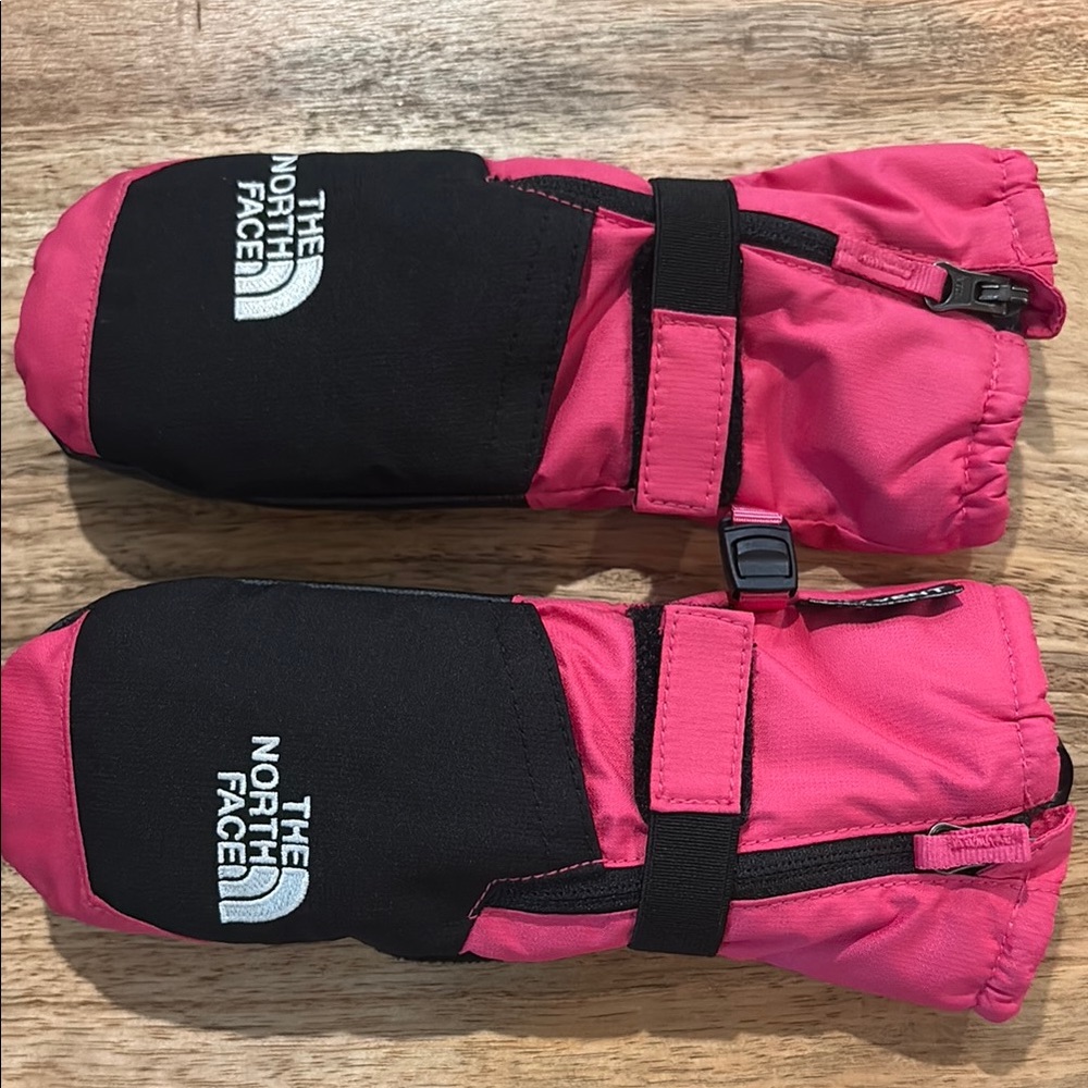 The North Face Kids' Mittens in Pink and Black